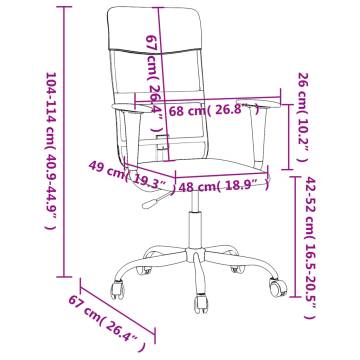 Light Grey Fabric Office Chair | Comfort & Style