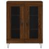 Highboard Brown Oak 69.5x34x180 cm - Stylish Storage Solution