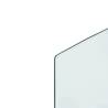 Fireplace Glass Plate 120x60 cm - Premium Tempered Glass