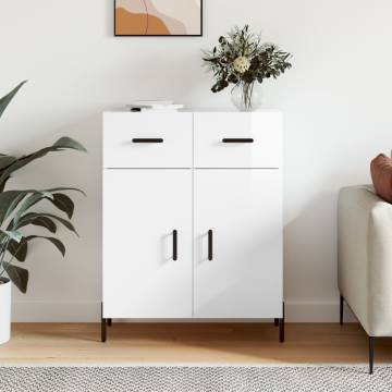 High Gloss White Sideboard - Modern & Stylish Storage Solution