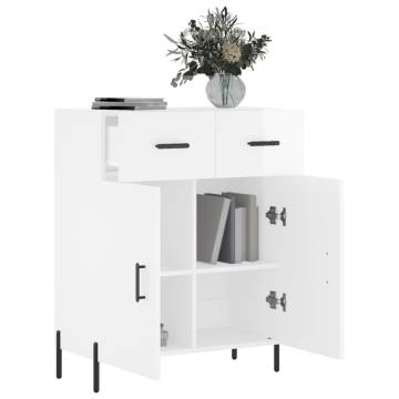 High Gloss White Sideboard - Modern & Stylish Storage Solution