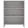 Stylish Grey Sonoma Highboard - 69.5x34x180 cm | HipoMarket