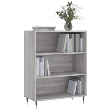 Modern Grey Sonoma Bookcase - 69.5x32.5x90 cm