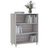 Modern Grey Sonoma Bookcase - 69.5x32.5x90 cm