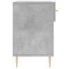 Shoe Bench Concrete Grey 102x35x55 cm - Stylish Storage