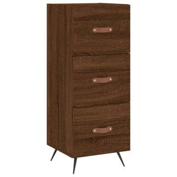 Stylish Highboard in Brown Oak - Engineered Wood