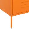 Sturdy Orange Chest of Drawers - 80x35x101.5 cm Steel