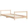 Kids Bed Frame 80x200 cm - Solid Pine Wood | HipoMarket