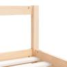 Kids Bed Frame 80x200 cm - Solid Pine Wood | HipoMarket