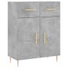 Stylish Highboard Concrete Grey - 69.5x34x180 cm | HipoMarket