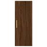 Elegant Highboard Brown Oak - Engineered Wood 34.5x34x180 cm