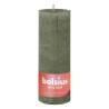 Bolsius Rustic Pillar Candles Fresh Olive - 4 pcs (190x68 mm)