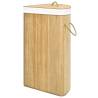 Bamboo Corner Laundry Basket 60 L - Stylish & Functional