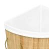 Bamboo Corner Laundry Basket 60 L - Stylish & Functional