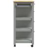 MONZA Kitchen Trolley 84x40x90 cm Solid Pine | Hipomarket