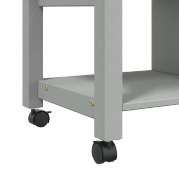 MONZA Kitchen Trolley 84x40x90 cm Solid Pine | Hipomarket