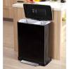 EKO Pedal Bin E-Cube 28+18 L Matte Black - Stylish & Functional