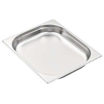 Gastronorm Containers 8 pcs GN 1/2 - Stainless Steel | HipoMarket