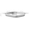 Gastronorm Containers 8 pcs GN 1/2 - Stainless Steel | HipoMarket