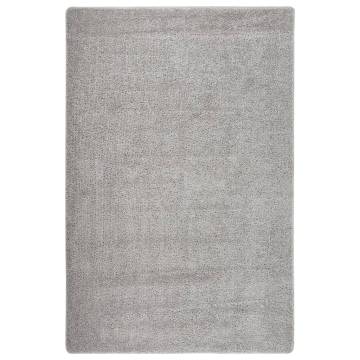 Shaggy Rug Light Grey 200x290 cm | Anti Slip & Soft