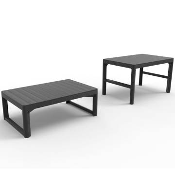 Keter Garden Table Lyon Graphite - Stylish & Adjustable