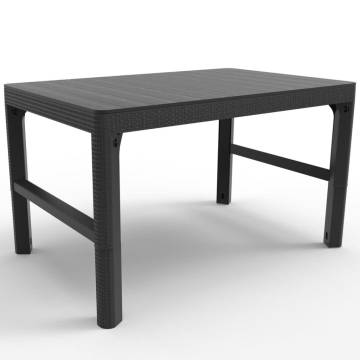 Keter Garden Table Lyon Graphite - Stylish & Adjustable