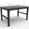 Keter Garden Table Lyon Graphite - Stylish & Adjustable