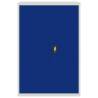 Office Cabinet Metal 90x40x140 cm - Grey & Blue | Hipo Market