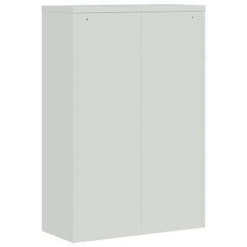 Office Cabinet Metal 90x40x140 cm - Grey & Blue | Hipo Market