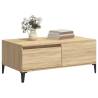 Sonoma Oak Coffee Table - 90x50x36.5 cm | Stylish & Functional