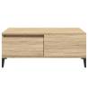 Sonoma Oak Coffee Table - 90x50x36.5 cm | Stylish & Functional