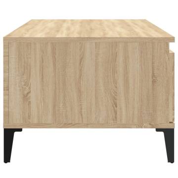 Sonoma Oak Coffee Table - 90x50x36.5 cm | Stylish & Functional