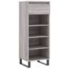 Shoe Cabinet Grey Sonoma 40x36x105 cm - Stylish Storage Solution