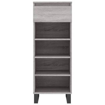 Shoe Cabinet Grey Sonoma 40x36x105 cm - Stylish Storage Solution