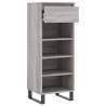 Shoe Cabinet Grey Sonoma 40x36x105 cm - Stylish Storage Solution