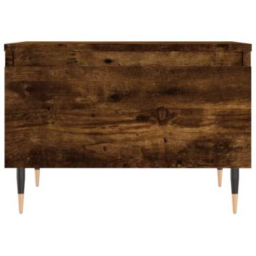 Elegant Smoked Oak Coffee Table - 50x46x35 cm | HipoMarket