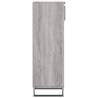 Shoe Cabinet Grey Sonoma 40x36x105 cm - Stylish Storage Solution