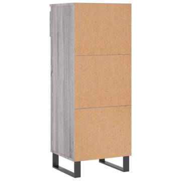 Shoe Cabinet Grey Sonoma 40x36x105 cm - Stylish Storage Solution