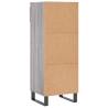 Shoe Cabinet Grey Sonoma 40x36x105 cm - Stylish Storage Solution