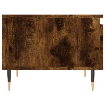 Elegant Smoked Oak Coffee Table - 50x46x35 cm | HipoMarket