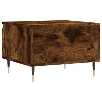 Elegant Smoked Oak Coffee Table - 50x46x35 cm | HipoMarket