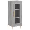 Stylish Highboard Grey Sonoma - 34.5x34x180 cm | HipoMarket UK