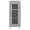 Stylish Highboard Grey Sonoma - 34.5x34x180 cm | HipoMarket UK