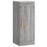 Stylish Highboard Grey Sonoma - 34.5x34x180 cm | HipoMarket UK