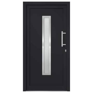 Stylish Anthracite Front Door 98x208 cm - Secure & Elegant