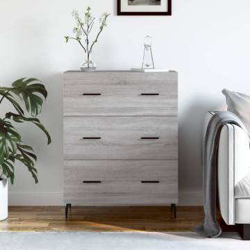 Sideboard Grey Sonoma | Stylish Engineered Wood Storage