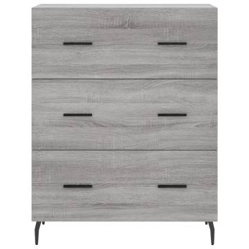 Sideboard Grey Sonoma | Stylish Engineered Wood Storage