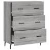 Sideboard Grey Sonoma | Stylish Engineered Wood Storage