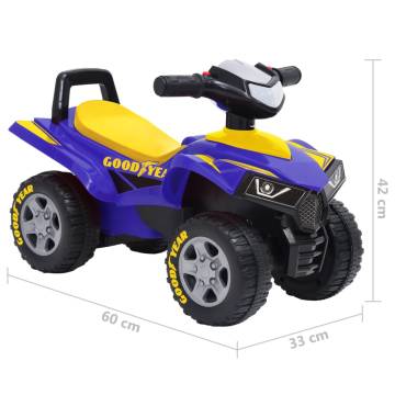 Children's Ride-on Quad Good Year Blue | Ultimate Fun