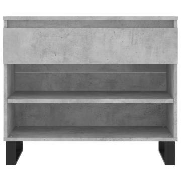 Shoe Cabinet Concrete Grey - Stylish Storage Solution | Hipo Market